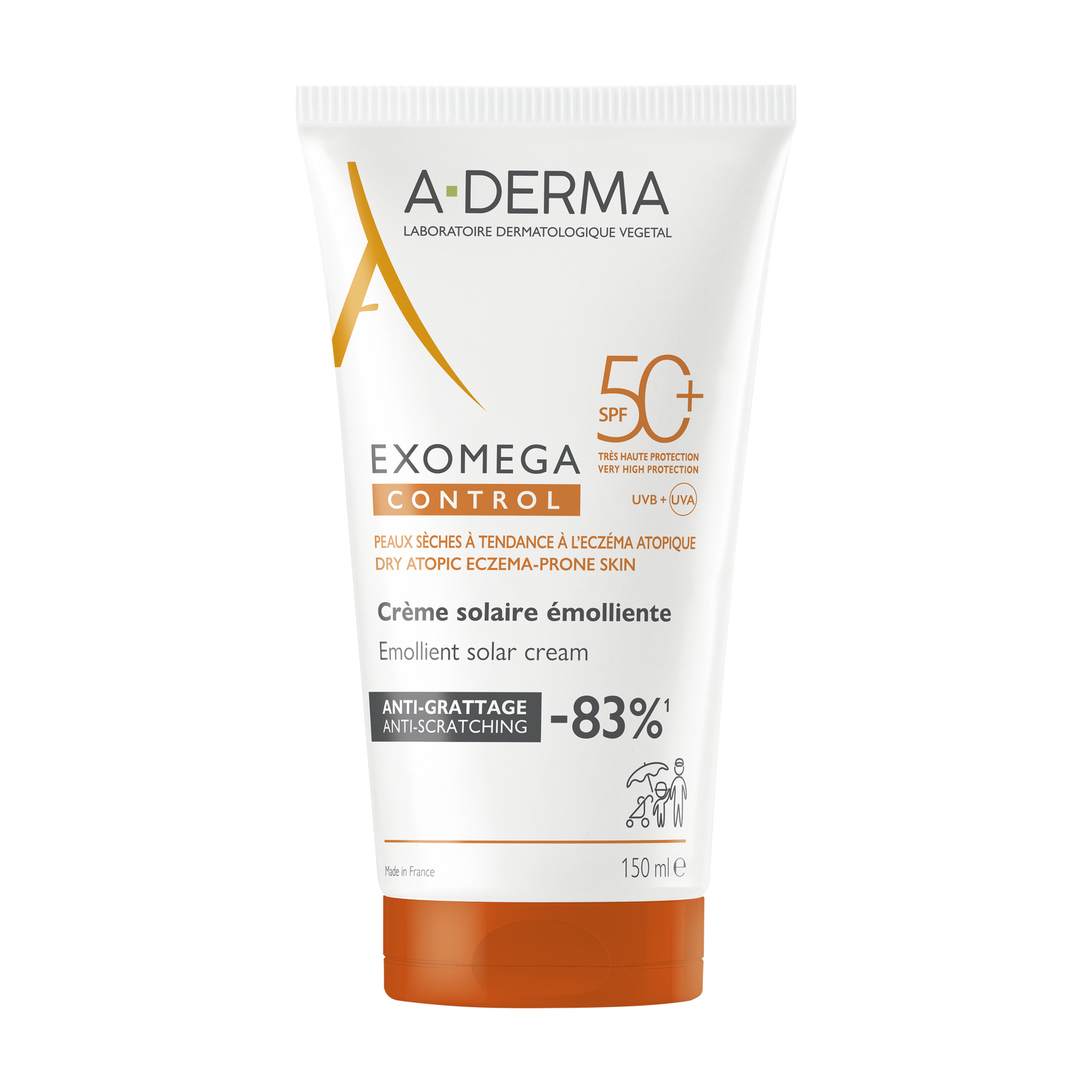 Crema solare emolliente SPF50+