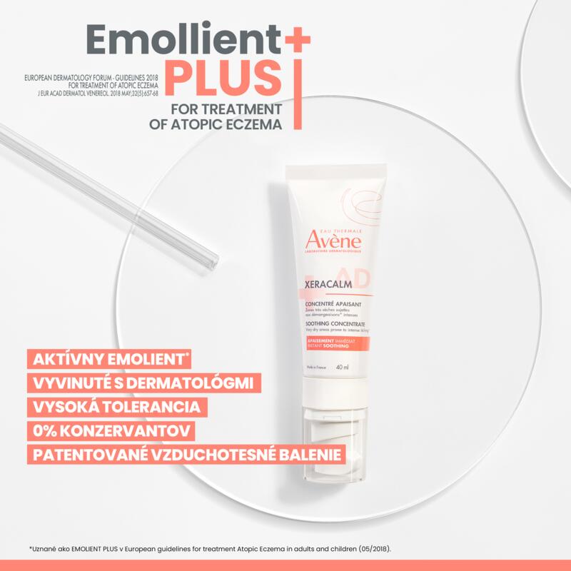 XERACALM AD - Upokojujúca koncentrovaná starostlivosť