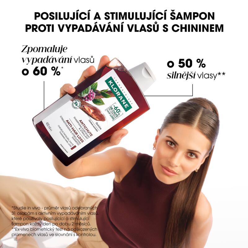 Šampon s chininem a BIO protěží alpskou