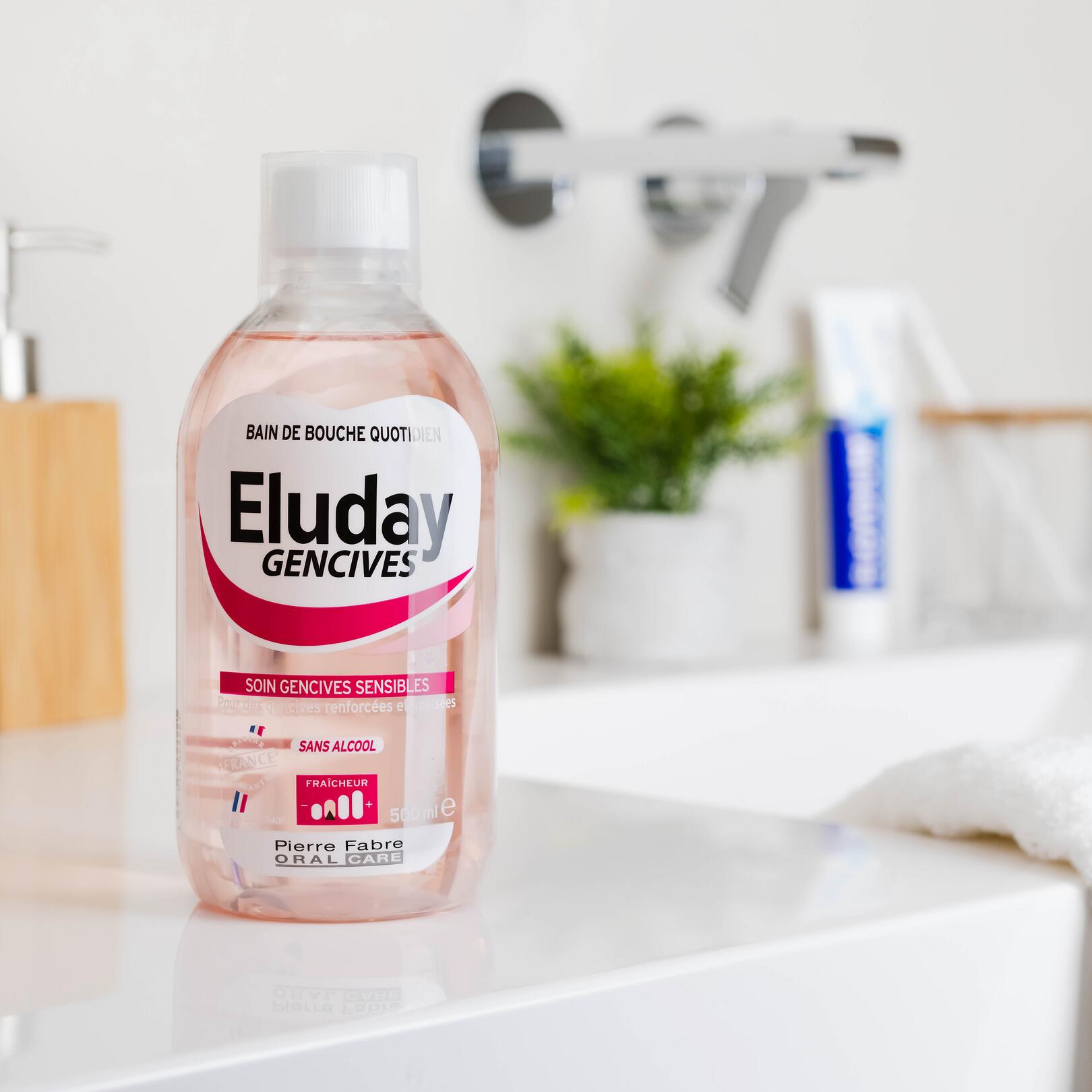 Eluday Gencives - bain de bouche quotidien soin gencives sensibles