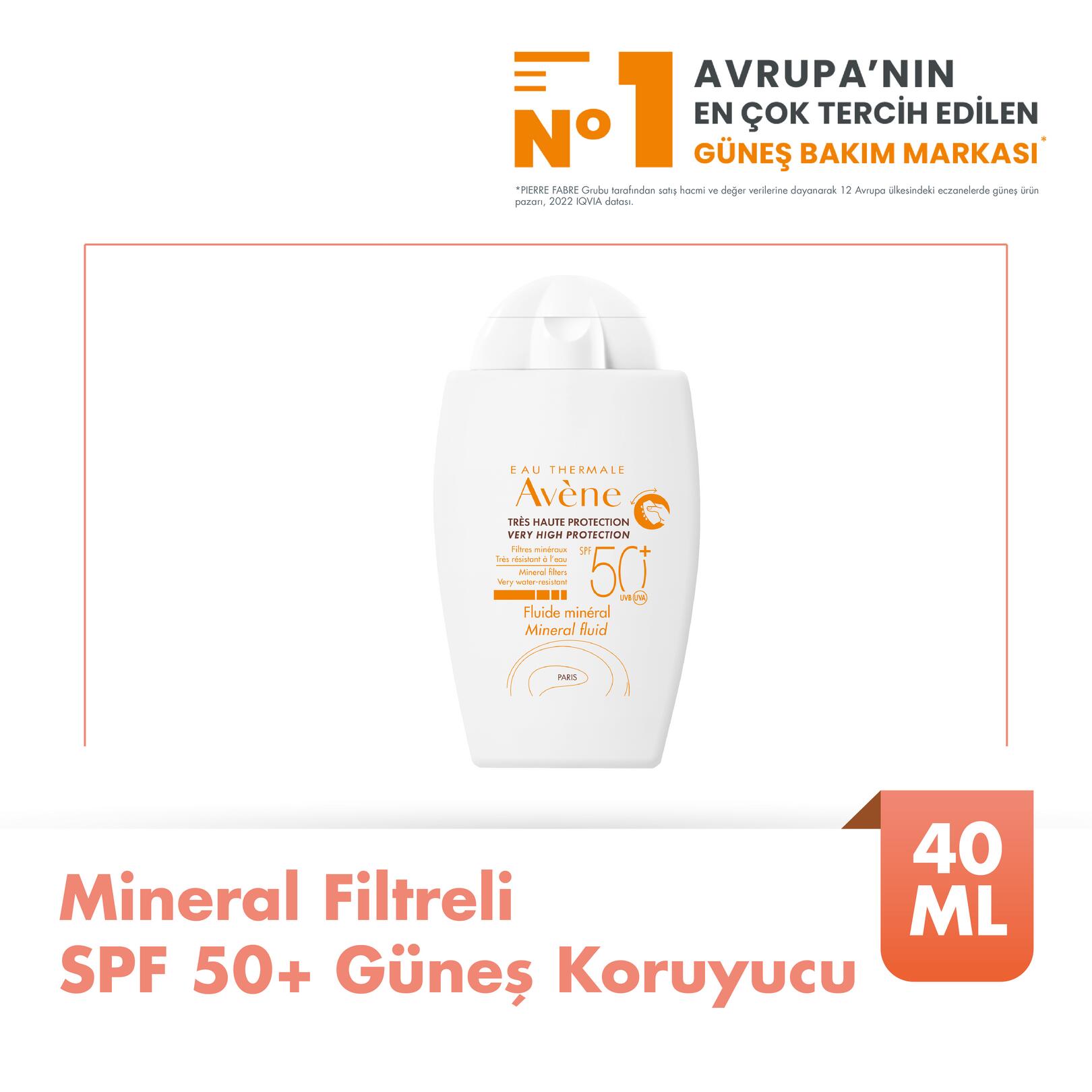 Mineral Filtreli SPF 50+ Güneş Kremi