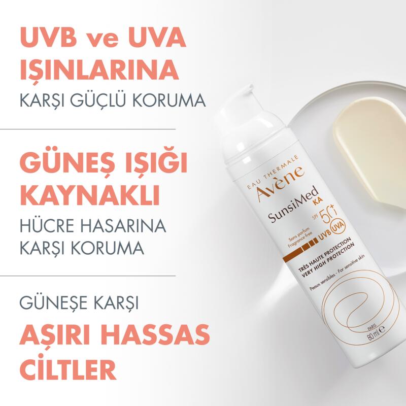 Sunsimed KA SPF50+ Aşırı Hassas Ciltler İçin Güneş Kremi
