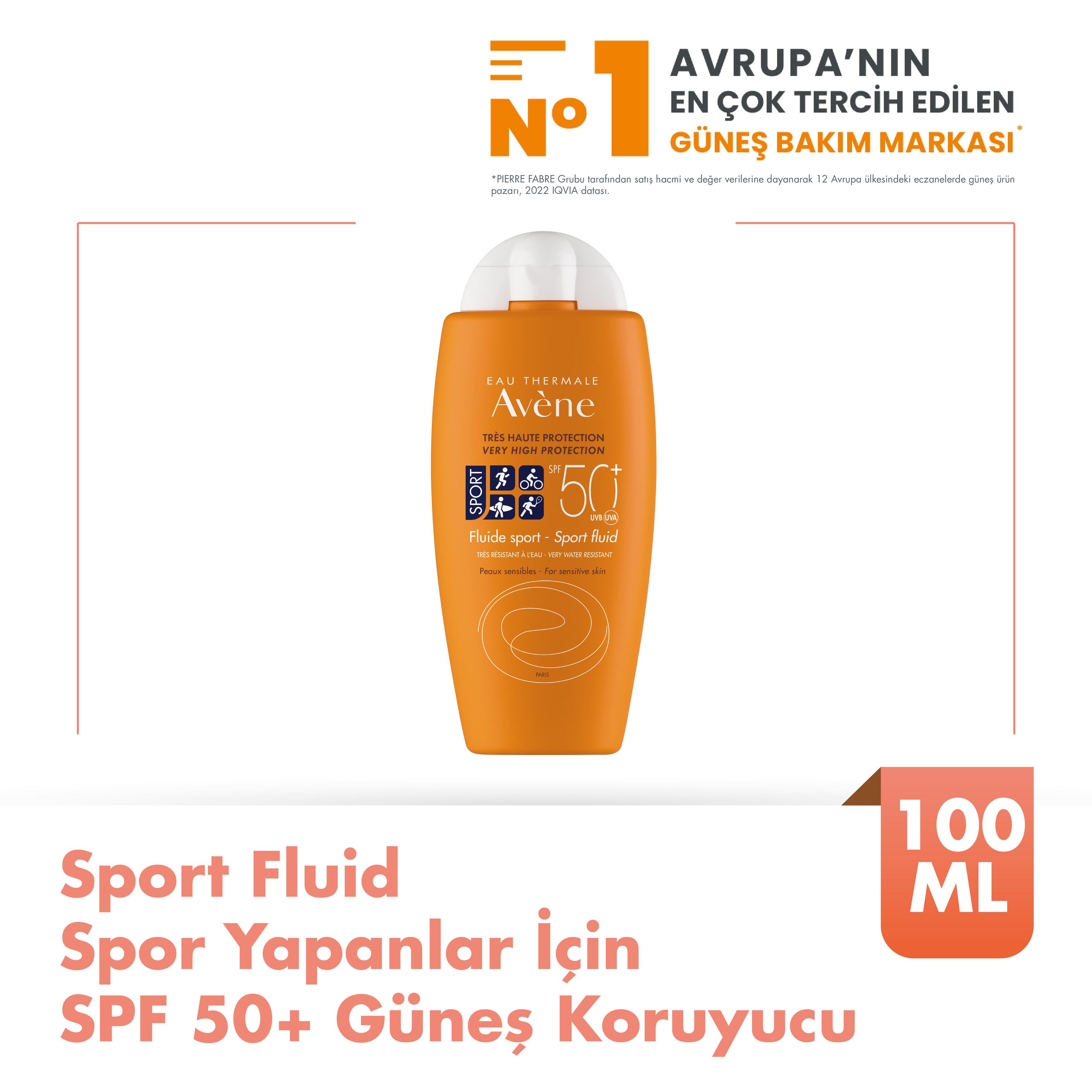 Sport Fluid Spor Yapanlar için SPF 50+ Güneş Kremi