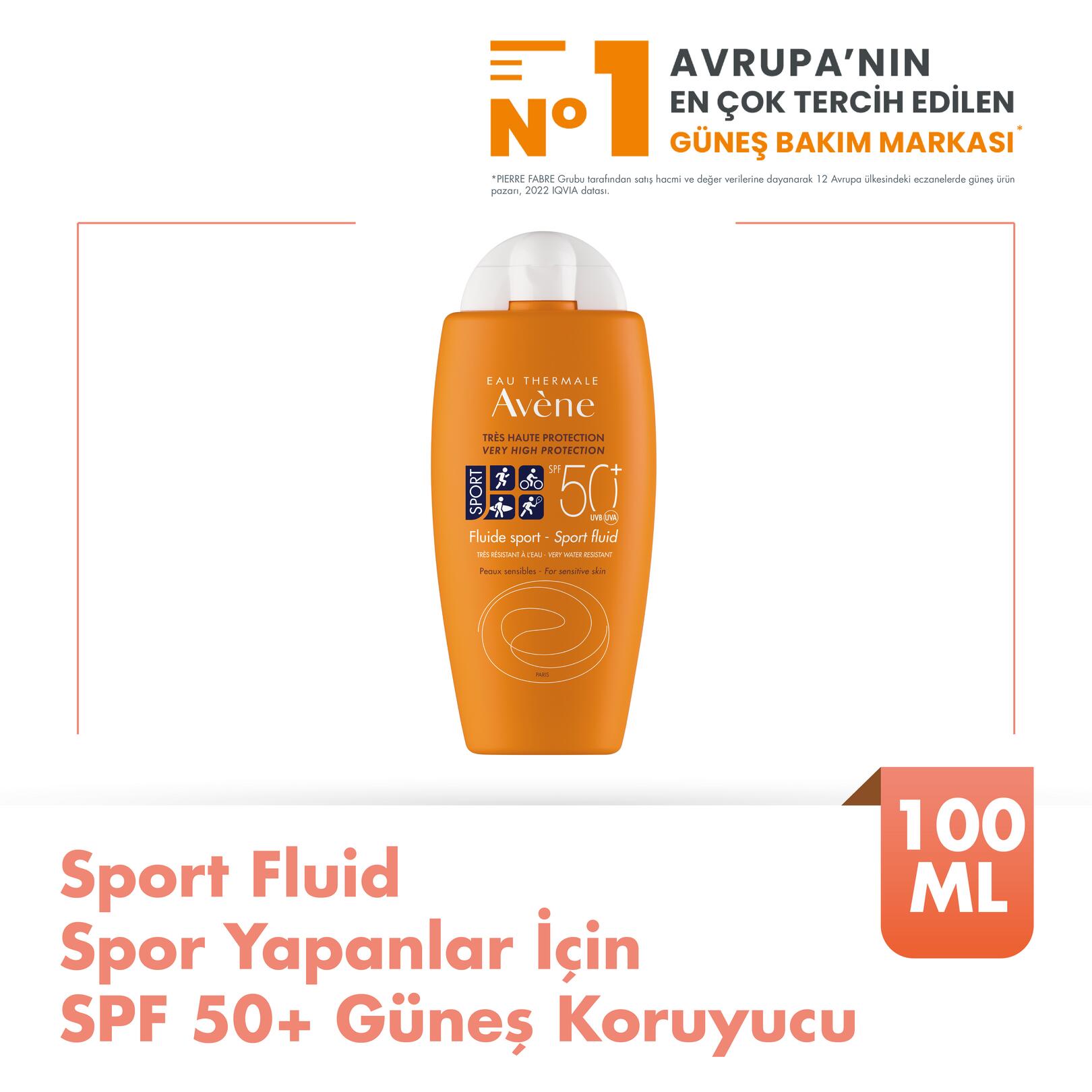 Sport Fluid Spor Yapanlar için SPF 50+ Güneş Kremi