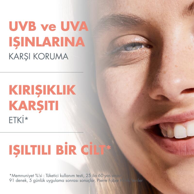 Yaşlanma Karşıtı SPF 50+ Renkli Güneş Kremi