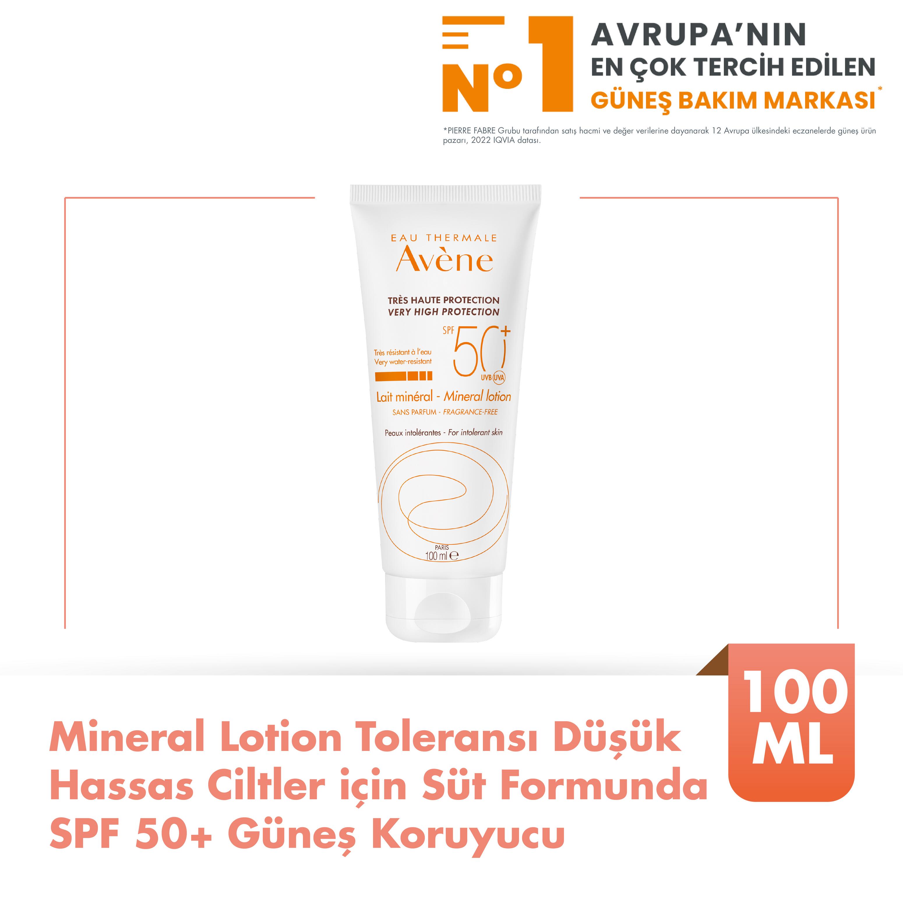 Mineral Lotion Süt Formunda SPF 50+ Güneş Kremi
