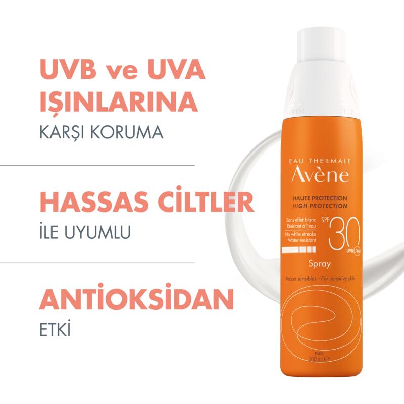 Güneşten Koruyucu SPF 30+ Vücut Spreyi