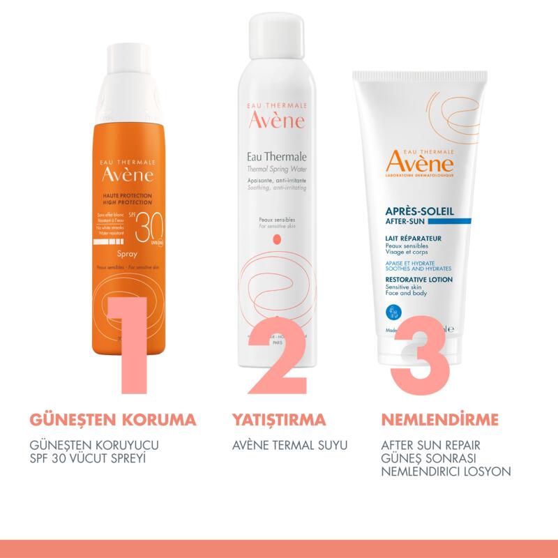 Güneşten Koruyucu SPF 30+ Vücut Spreyi