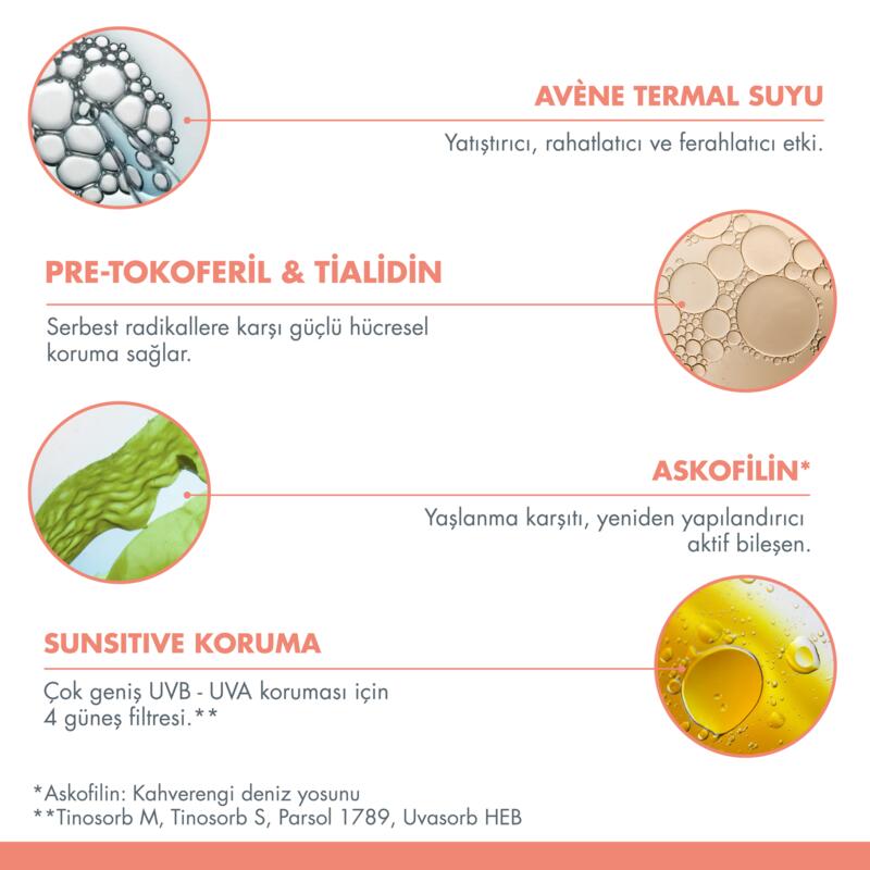 Yaşlanma Karşıtı SPF 50+ Renkli Güneş Kremi