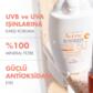 %100 mineral filtreli ve suya dayanıklı güneş kremi