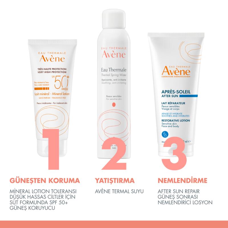 Mineral Lotion Süt Formunda SPF 50+ Güneş Kremi