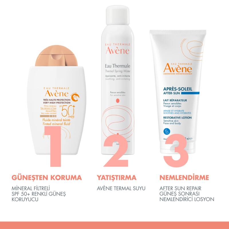 Mineral Filtreli SPF 50+ Renkli Güneş Kremi