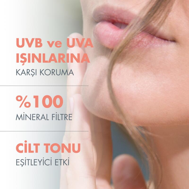 Mineral Filtreli SPF 50+ Renkli Güneş Kremi
