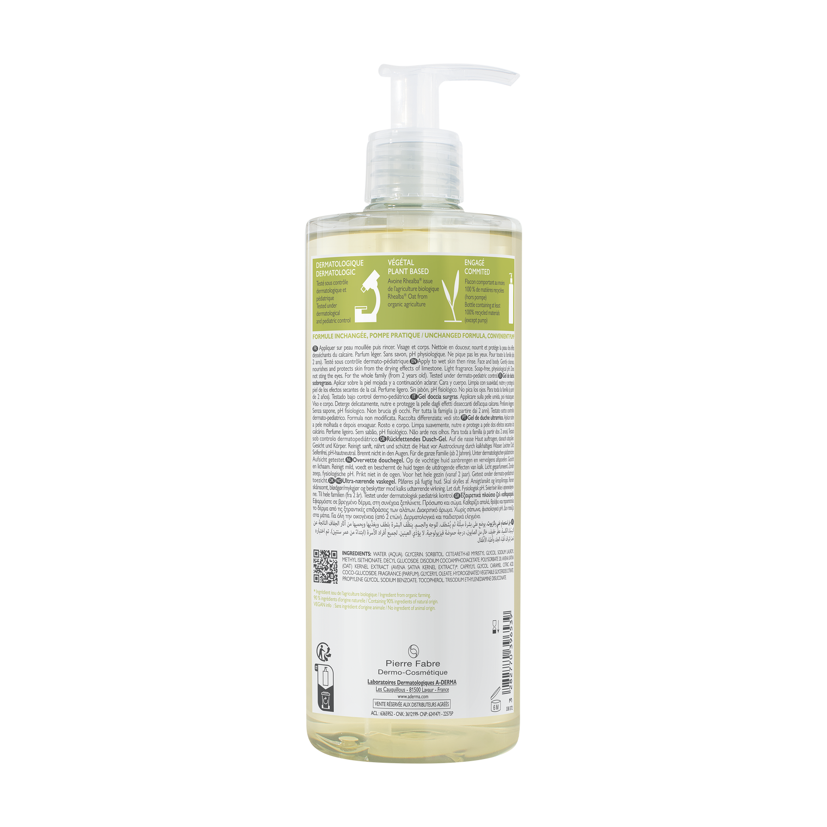Gel de duche ultra-rico