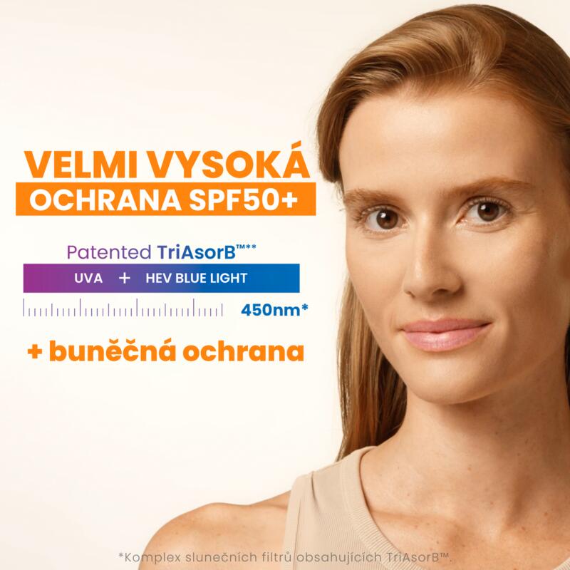 ULTRA SÉRUM SPF50+ OKAMŽITĚ VYPLŇUJE PLEŤ