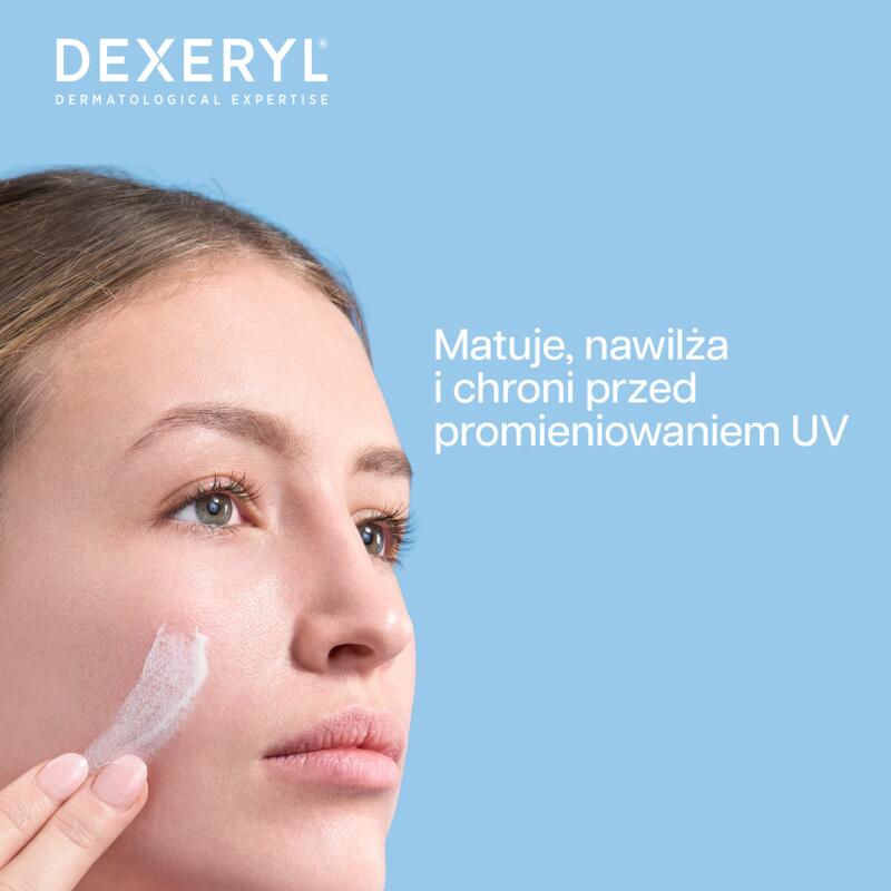 DEXECLEAR Aquafluid matujący SPF50+