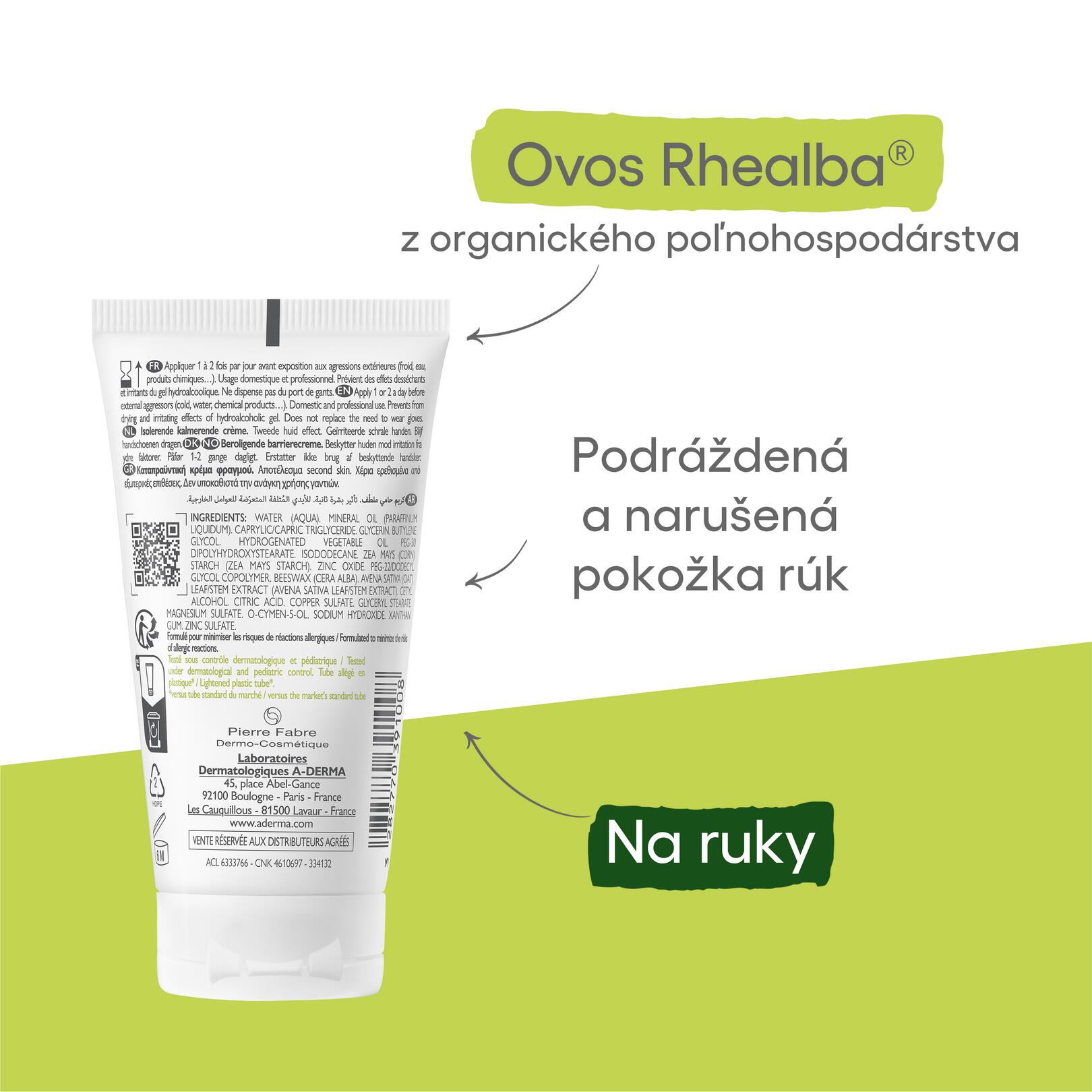 Dermalibour+ BARRIER Upokojujúci ochranný krém