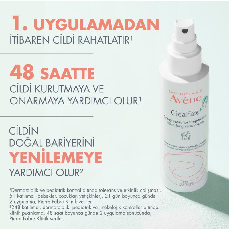 Cicalfate+ Hassas Ciltler İçin Onarıcı ve Yatıştırıcı Sprey