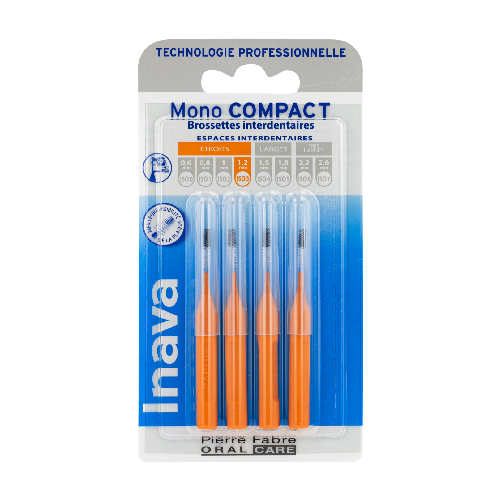 Inava MonoCompact orange (ISO 3) - brossette interdentaire