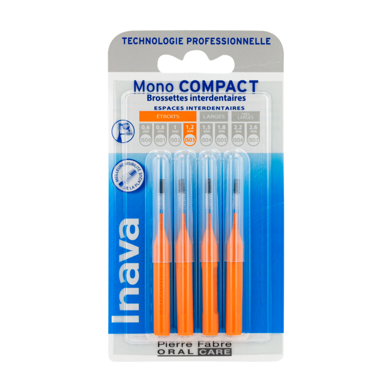 Inava MonoCompact orange (ISO 3) - brossette interdentaire