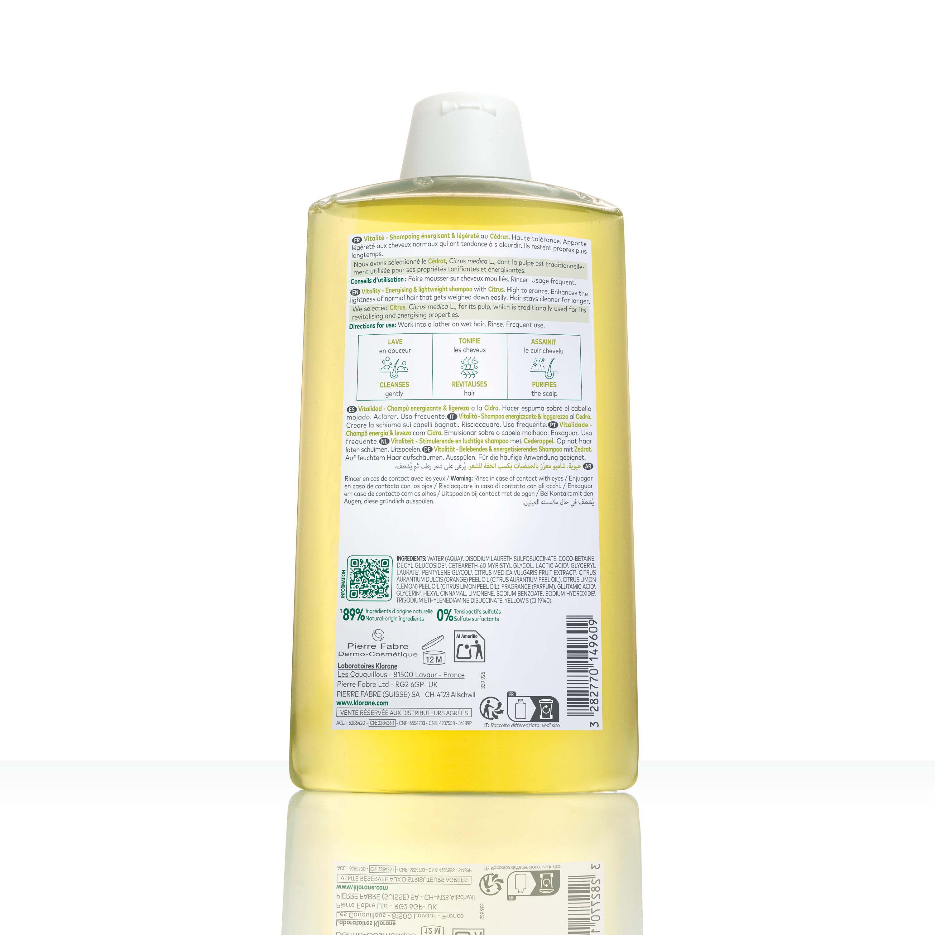 Shampoing au Cédrat