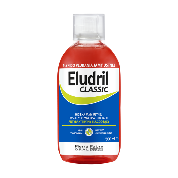 Eludril CLASSIC antybakteryjny i łagodzący płyn do płukania jamy ustnej