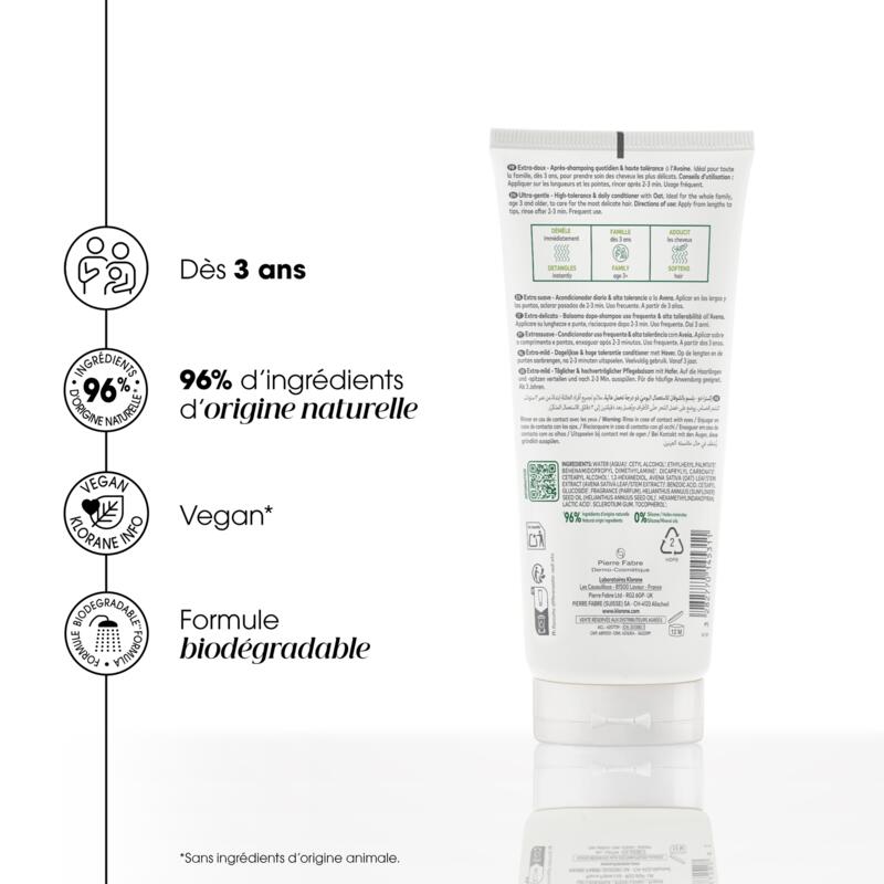 Après-shampoing à l'Avoine