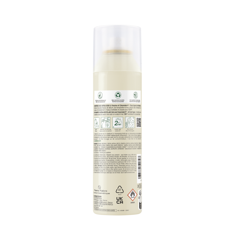Champú seco con avena y Ceramideᴸᴵᴷᴱ