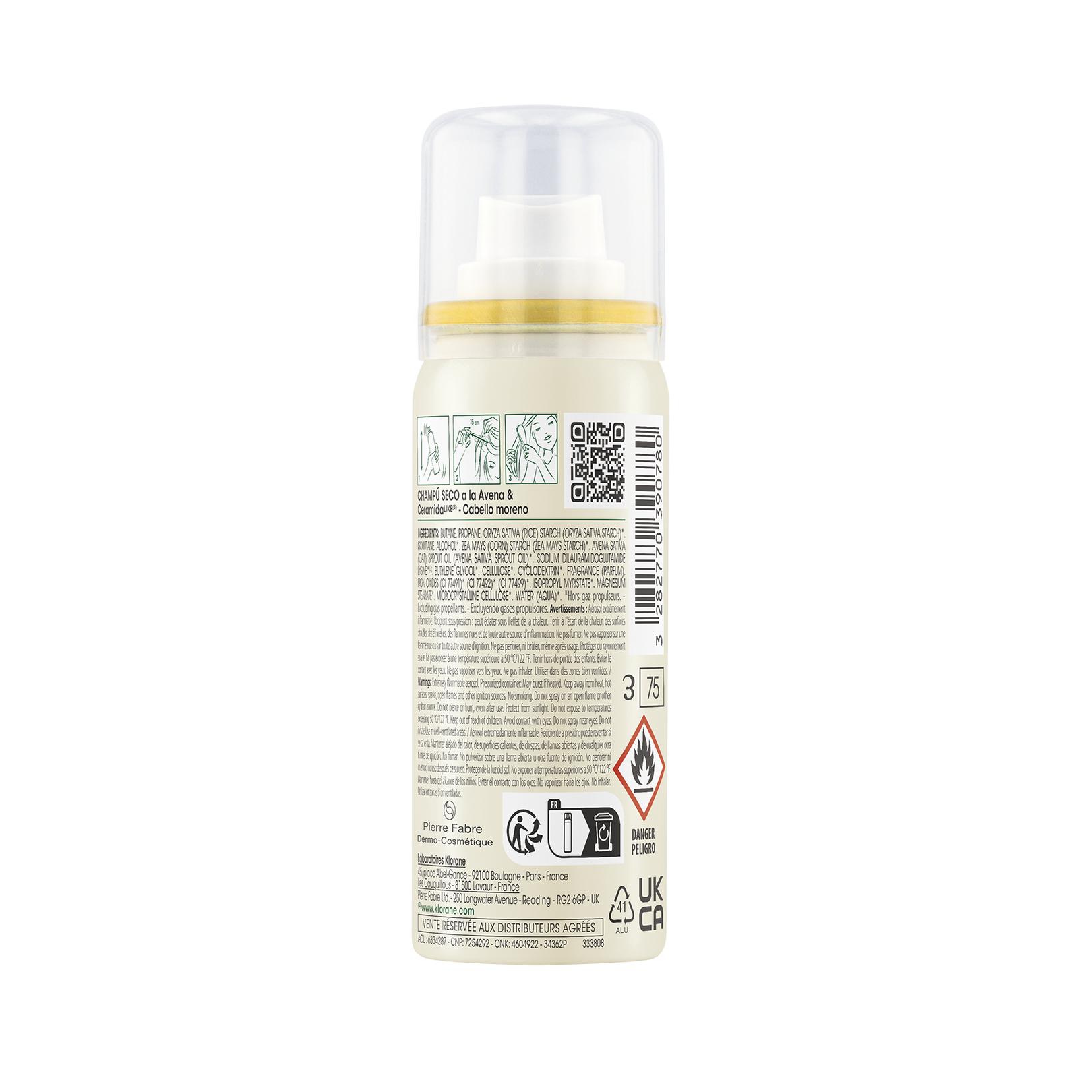 Shampoing sec teinté à l'Avoine & Céramide LIKE