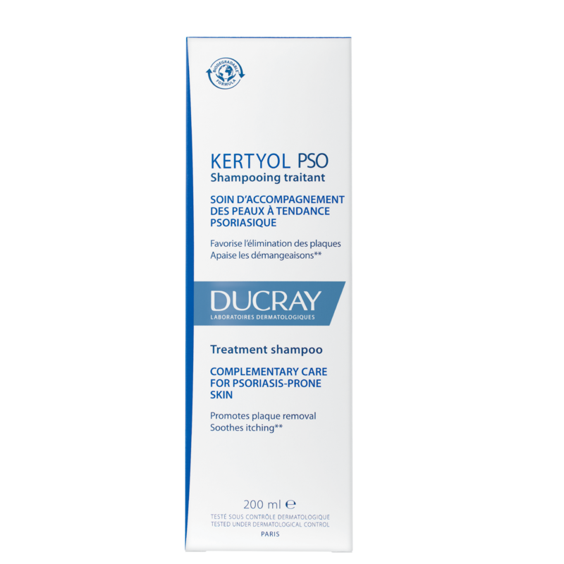 Shampoo til hårbund med tørhed, plaque, rødme, skæl - tendens til psoriasis