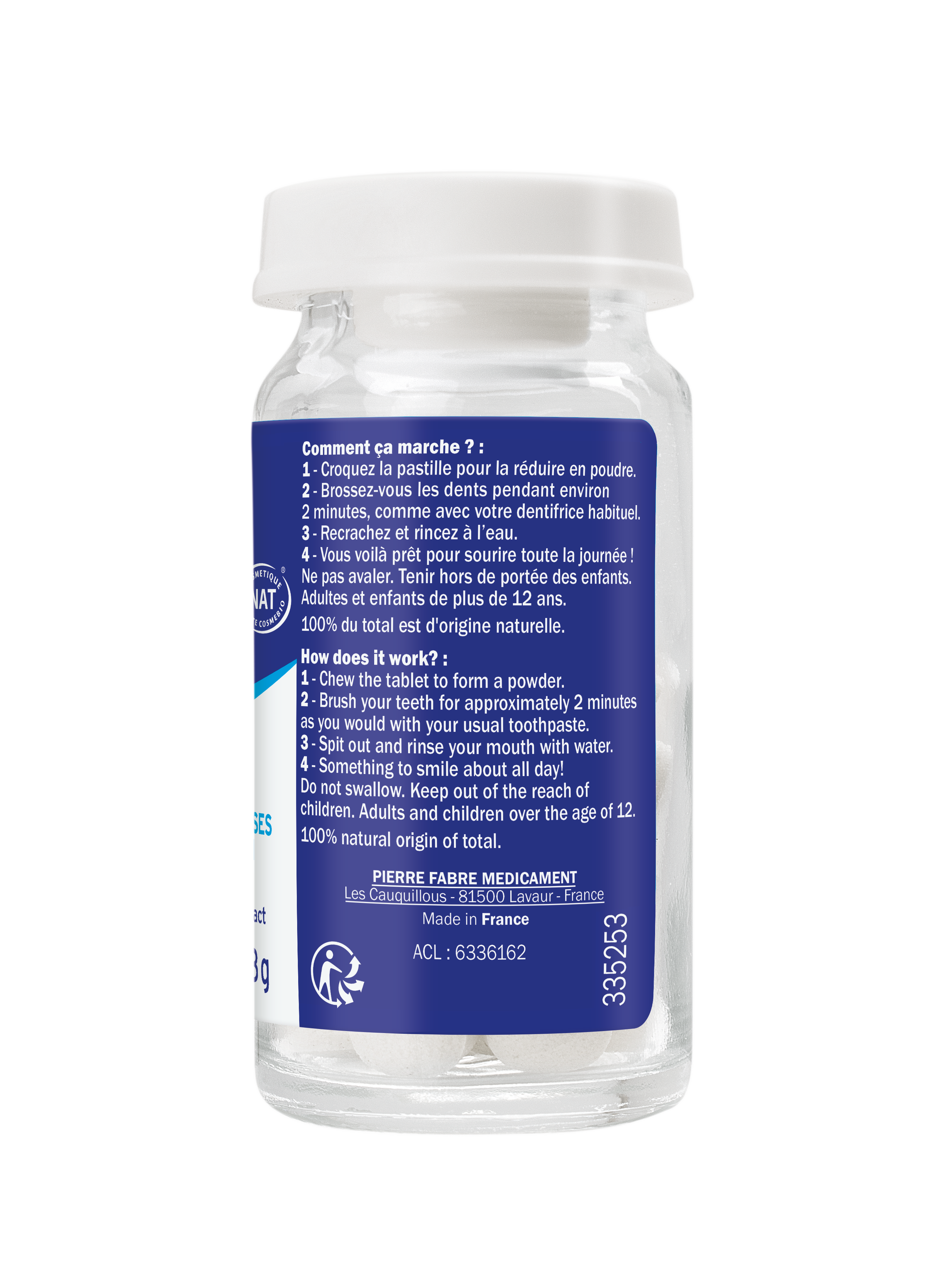 ELGYDIUM Dentifrice solide ANTIPLAQUE - Certifié naturel