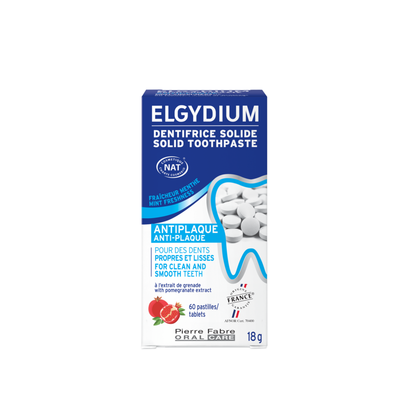 ELGYDIUM Dentifrice solide ANTIPLAQUE - Certifié naturel