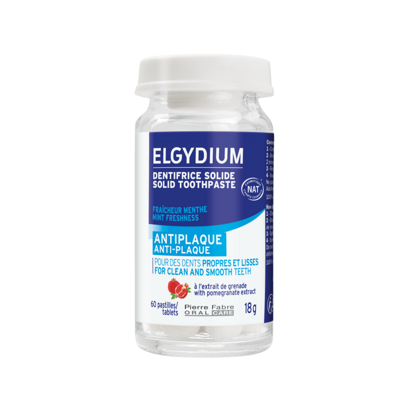 ELGYDIUM Dentifrice solide ANTIPLAQUE - Certifié naturel