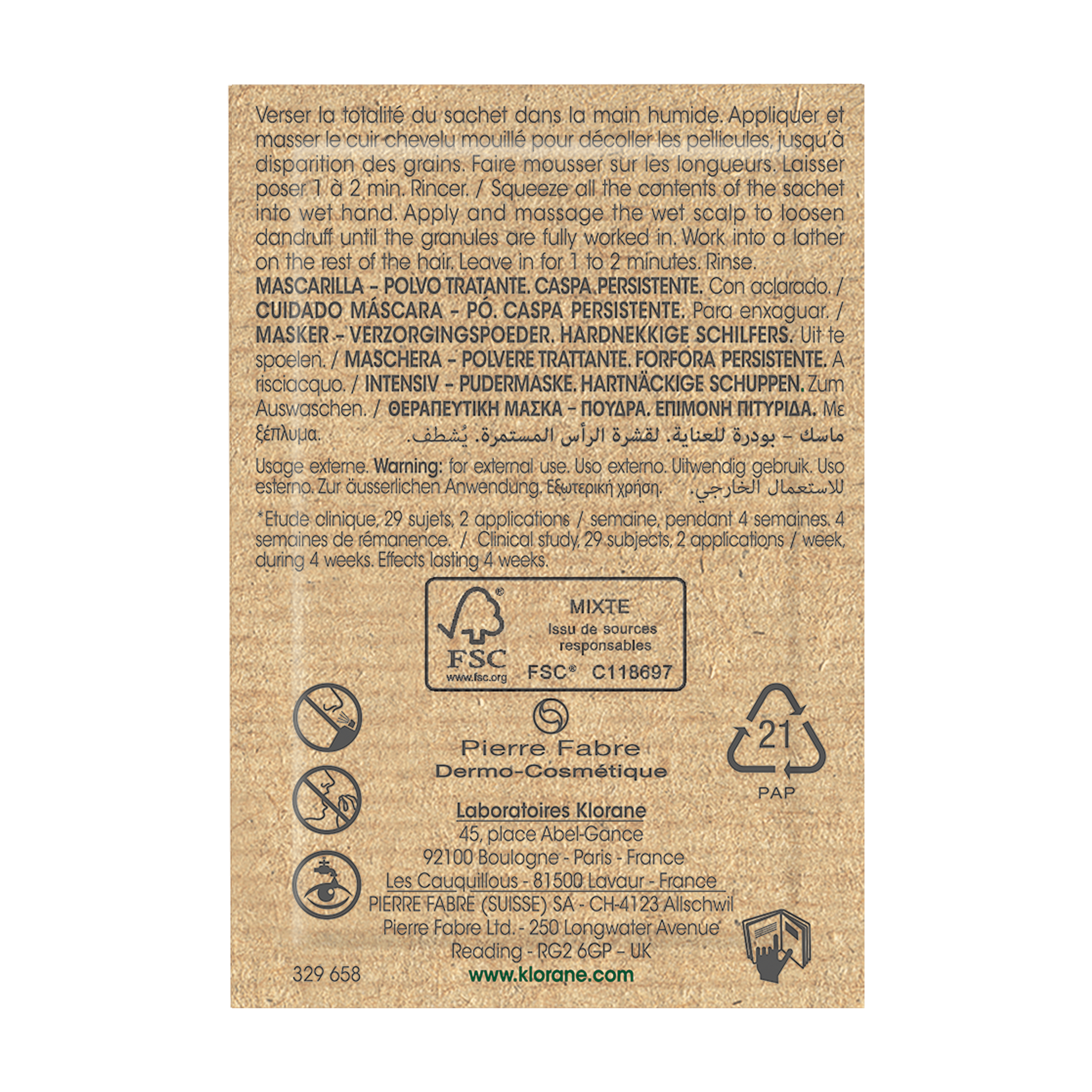 Masque-Poudre Traitant au Galanga