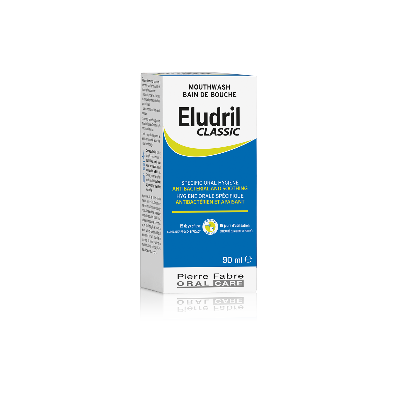 Eludril Classic - bain de bouche antibactérien et apaisant