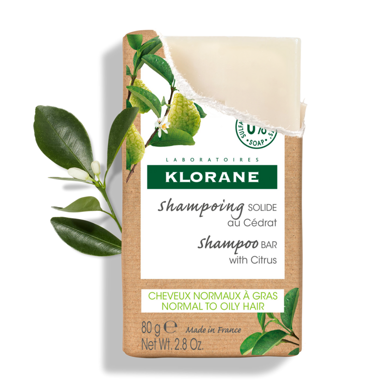 Shampoing Solide au Cédrat — Cheveux normaux à gras
