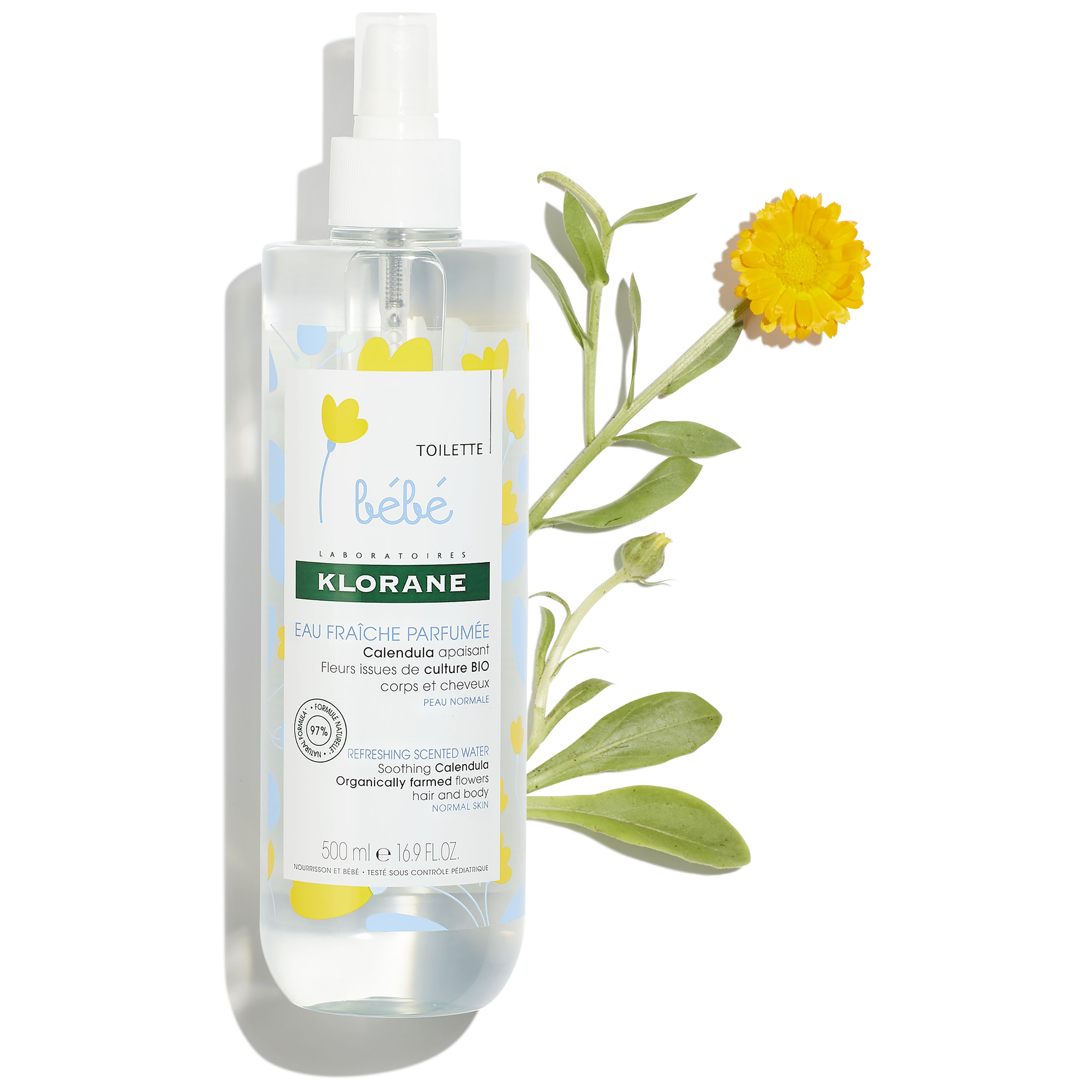 Eau fraîche parfumée au Calendula