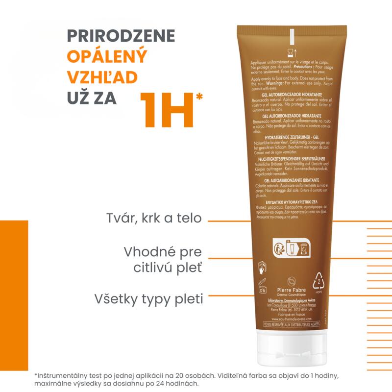 Hydratačný samoopaľovací gél 