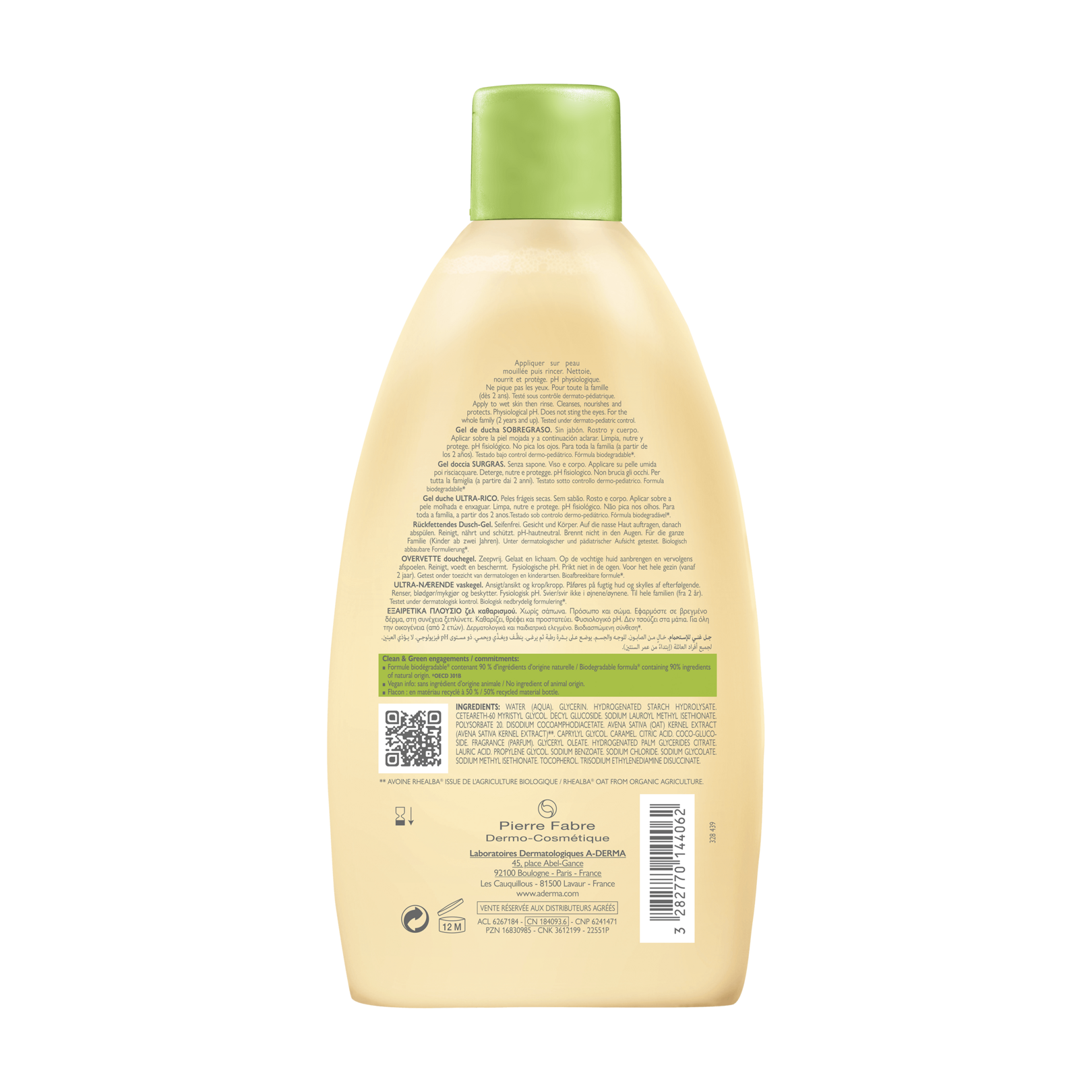 Gel douche surgras