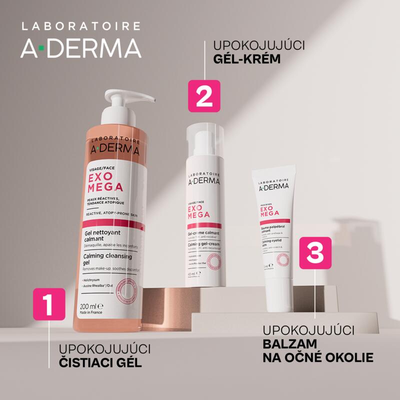 Upokojujúci čistiaci gél