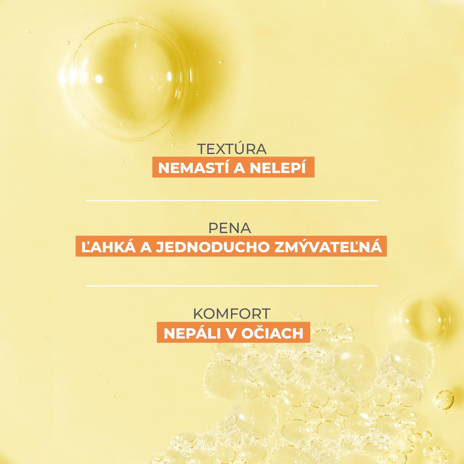 Zvláčňujúci umývací olej proti škrabaniu