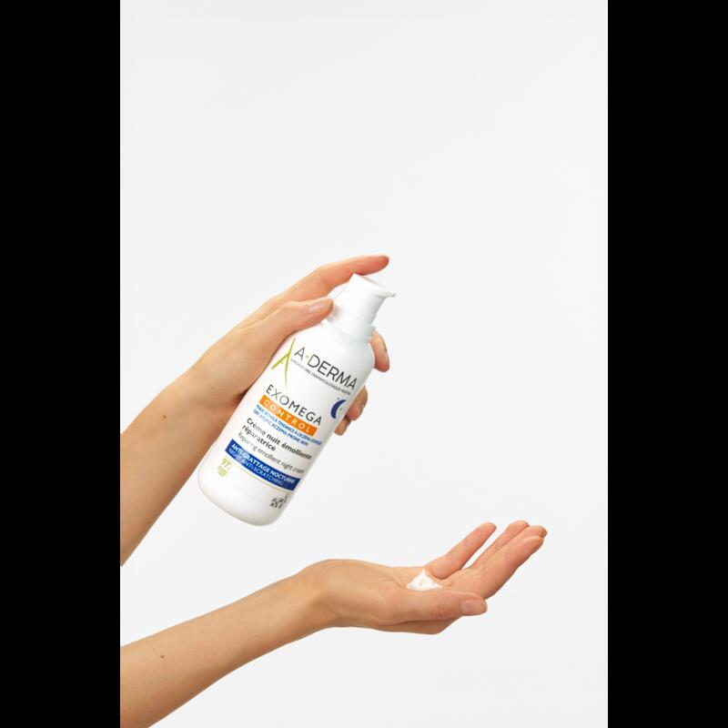 A-DERMA EXOMEGA CONTROL REGENERUJĄCY KREM EMOLIENT NA NOC 