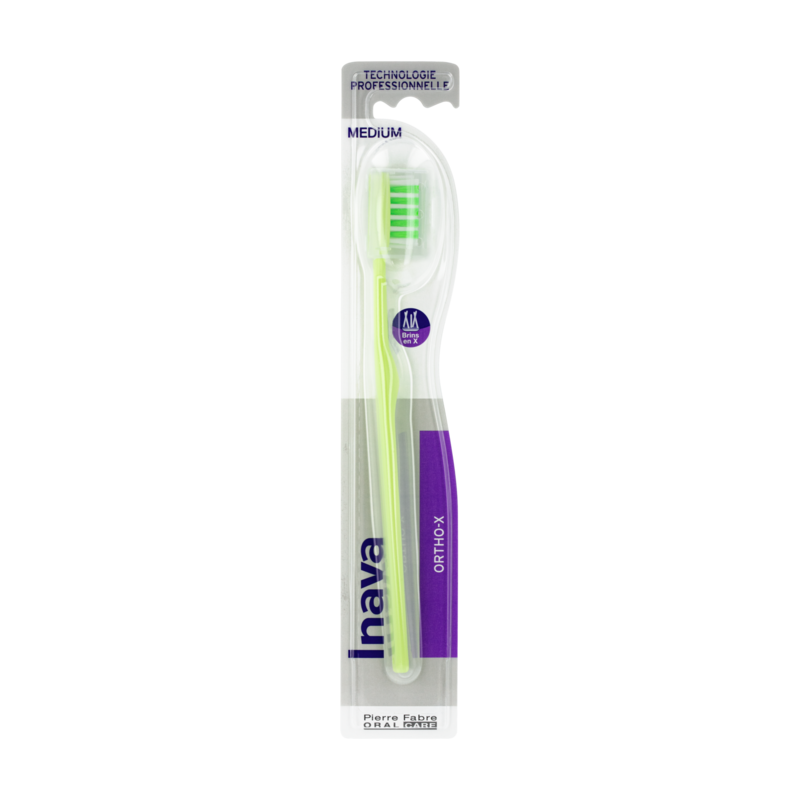 Inava Ortho X - brosse à dents orthodontique