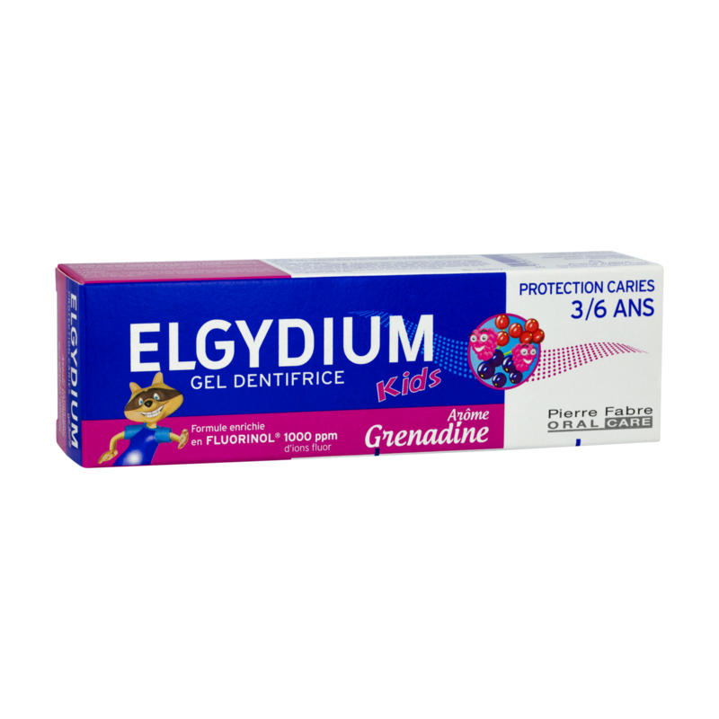 ELGYDIUM Kids Red Berries - Οδοντόκρεμα για παιδιά ηλικίας 3 έως 6 ετών