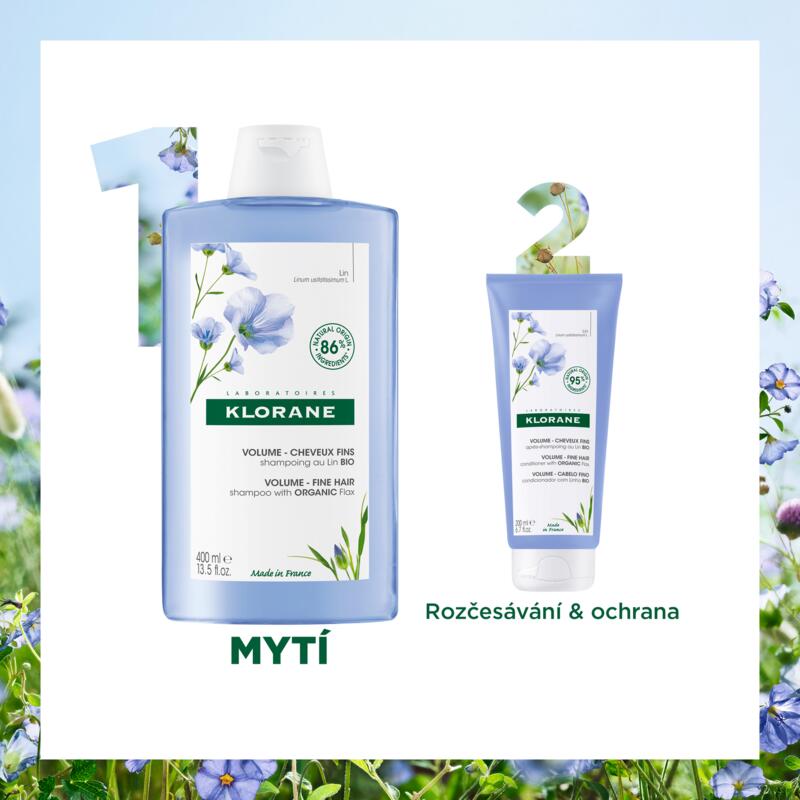 Šampon s BIO lnem