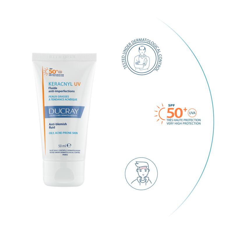Fluid gegen Hautunreinheiten SPF50+