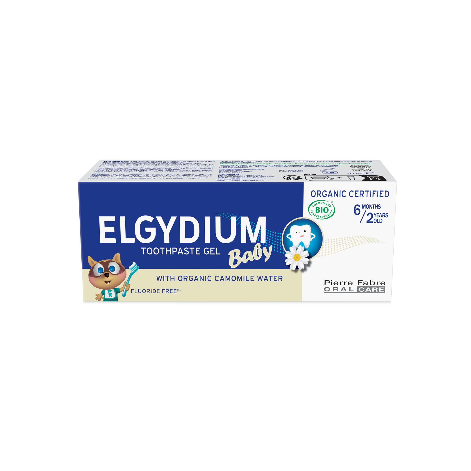 ELGYDIUM Baby pasta do zębów w żelu dla dzieci od 6 miesięcy do 2 lat