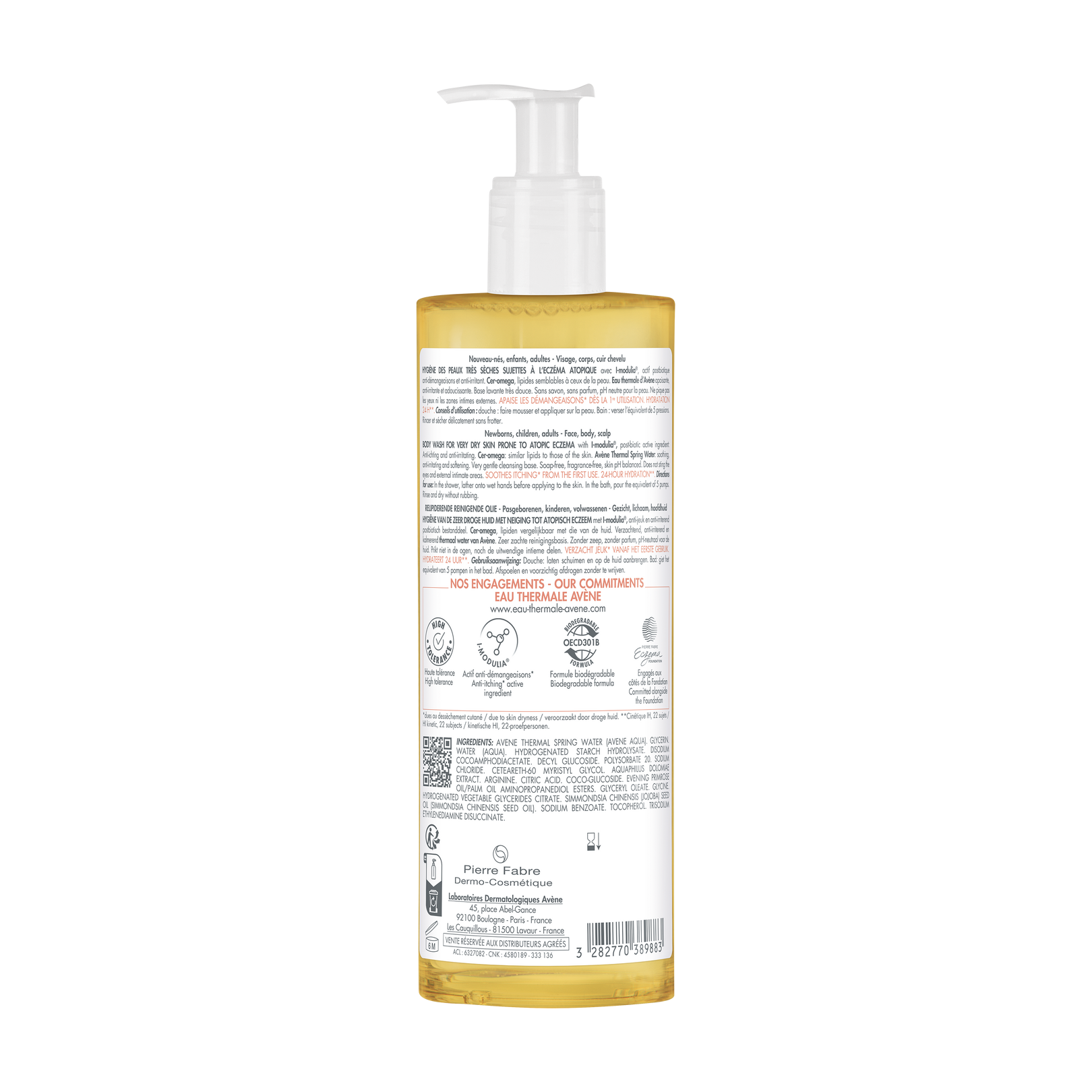 Lipid-replenishing cleansing oil