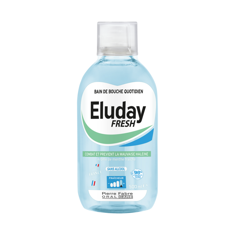 Eluday Fresh - Bain de bouche quotidien pour la mauvaise haleine