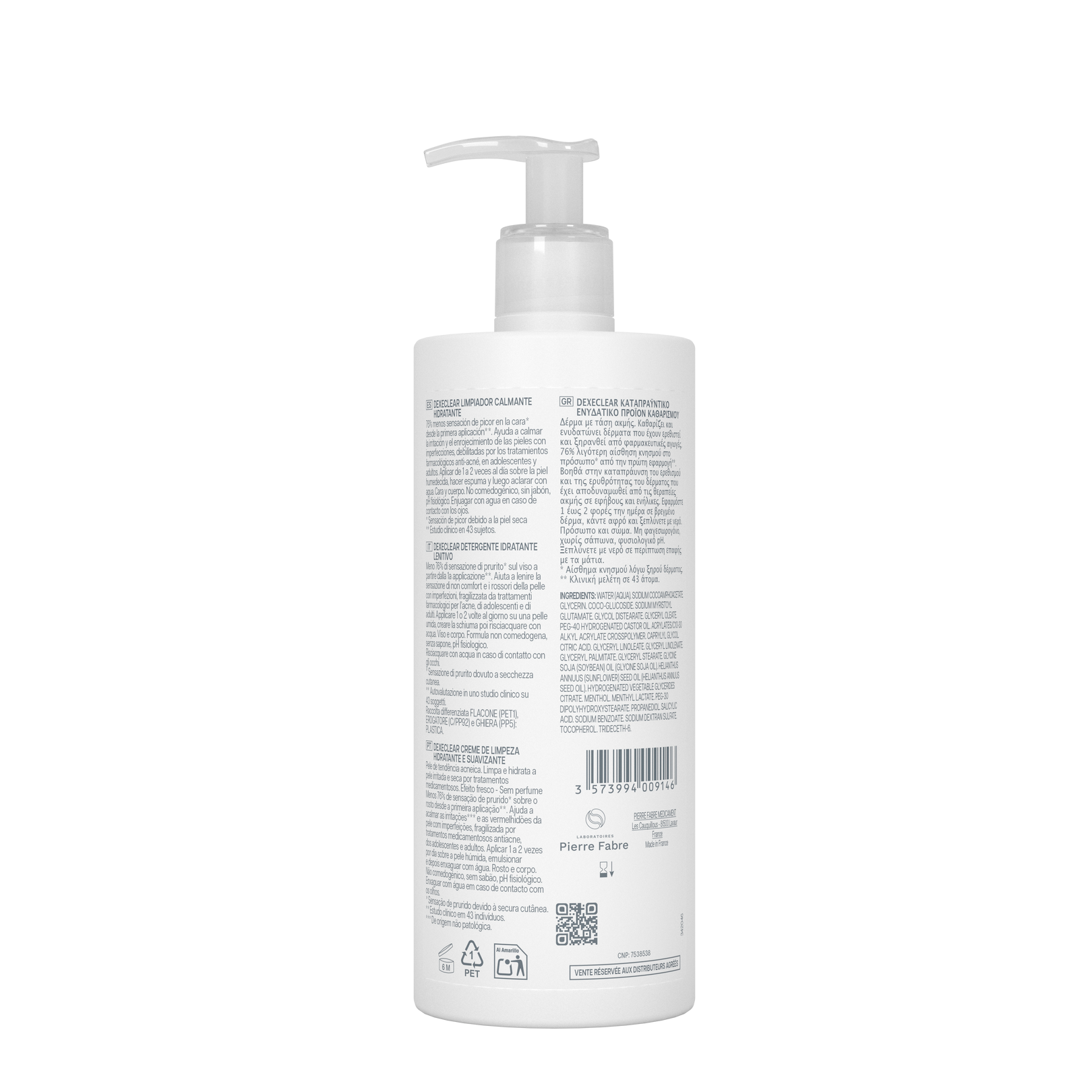 DEXECLEAR Detergente Idratante Lenitivo